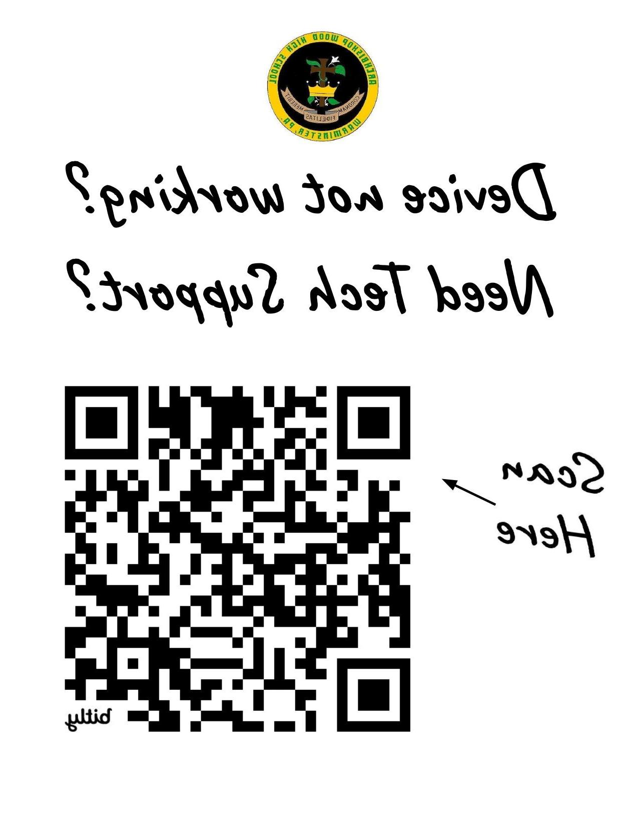 Tech Support QR Code